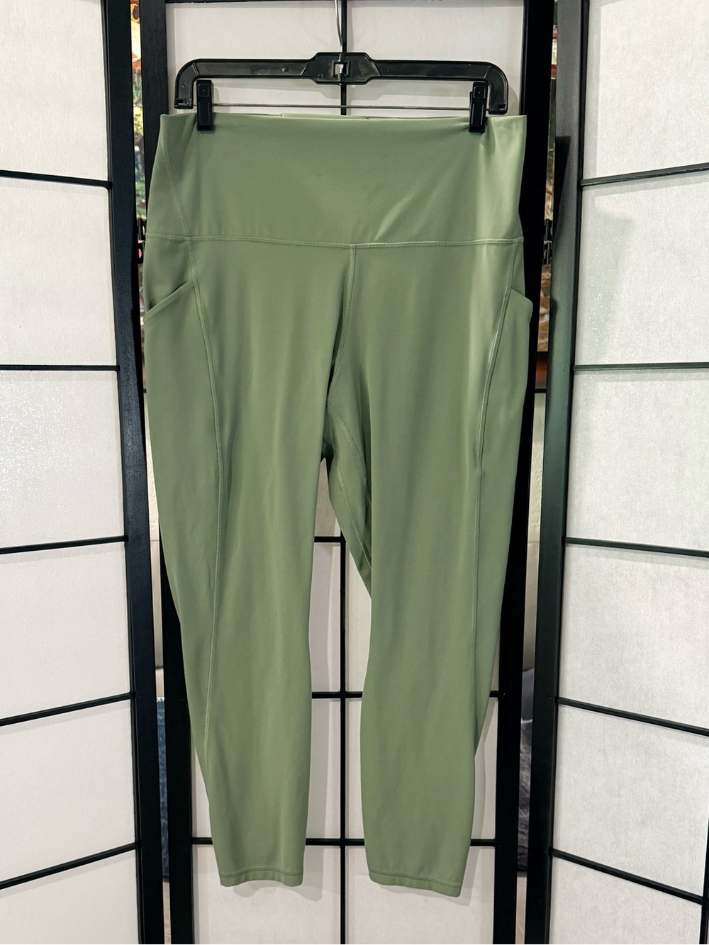 Lululemon Align High-Rise Grey Eucalyptus Leggings w/Pockets Size 14 NWOT - Picture 5 of 7